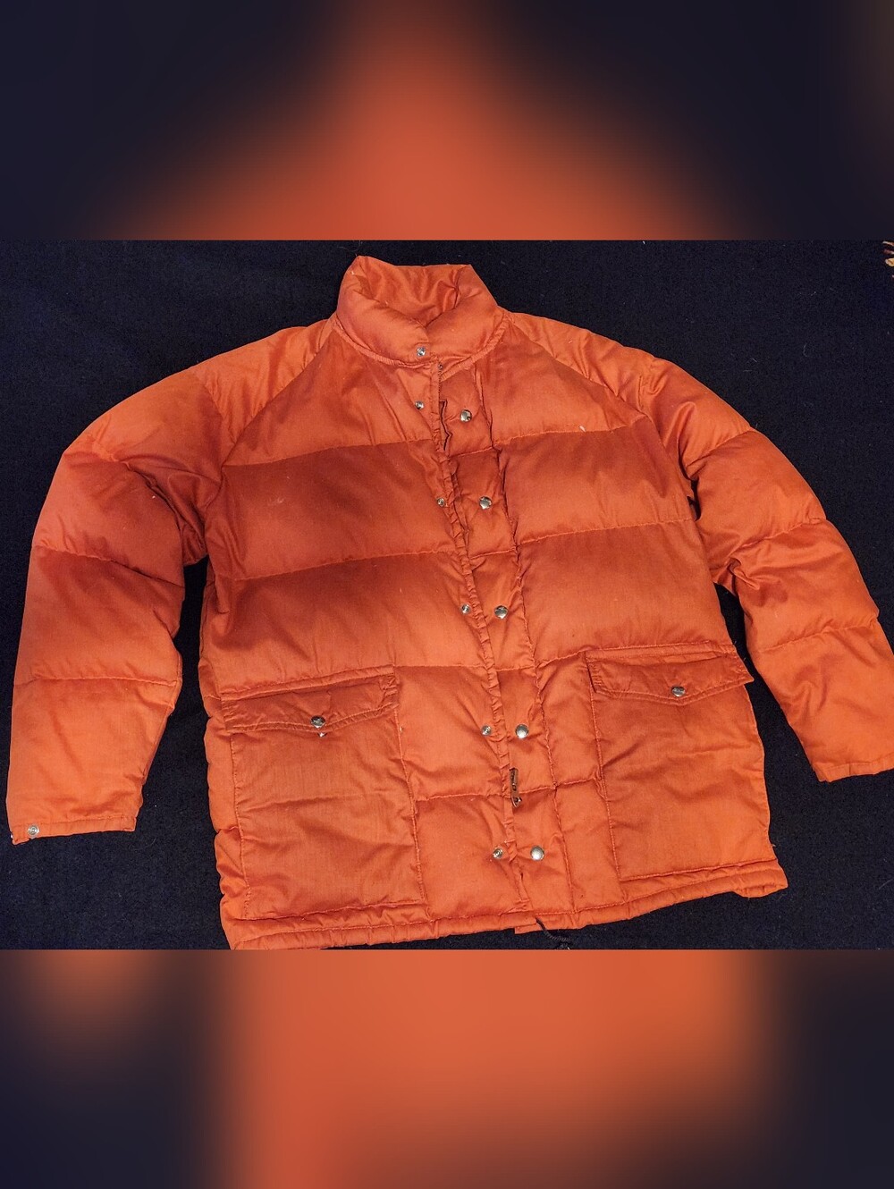 Orange Pacific Trails Down Puffer Jacket